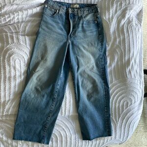 Madewell Curvy Perfect Vintage Wide Leg Crop Jeans